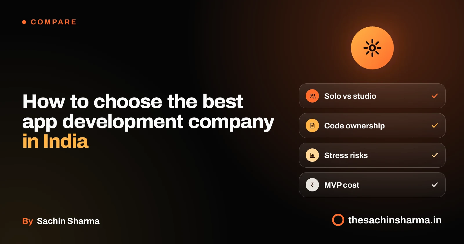 Choosing an app development team in India: solo, studio, agency, in-house