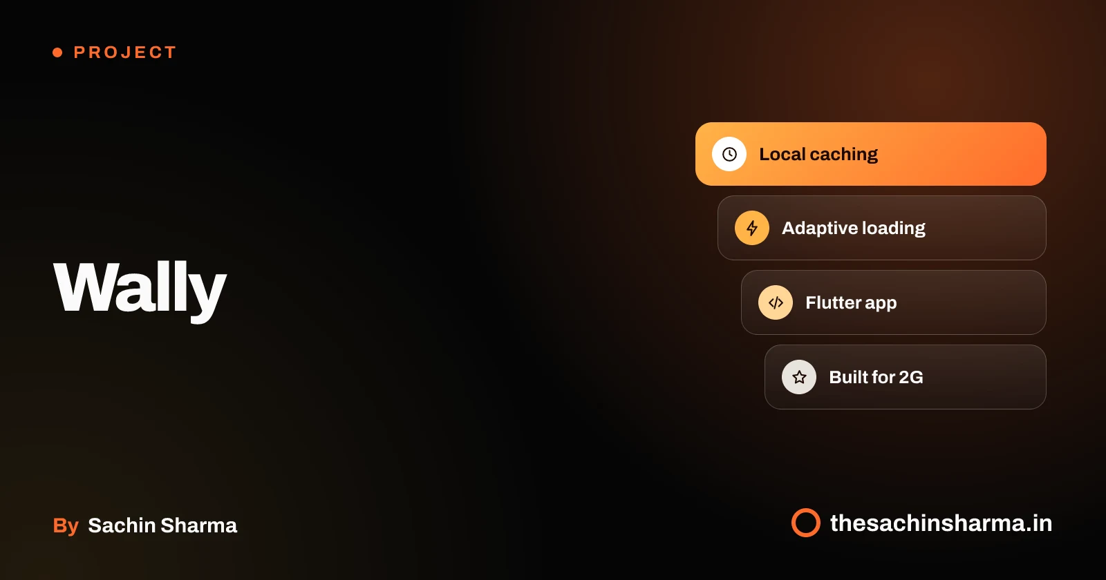 Wally app architecture: layers of caching, Flutter, built for slow networks